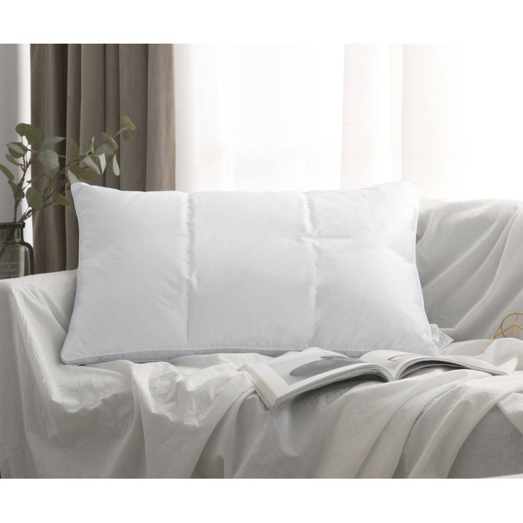 Royal Elite 400TC White Goose Down Chamber Lock Pillow Wayfair Canada